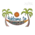 Welcome to Paradise Palm Beach Hammock Embroidery Designs