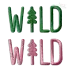Wild and Free With Tree Outdoor Machine Embroidery Design Digitized