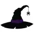 Halloween Spider Witch Hat SVG Cuttable Designs
