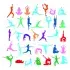 Yoga Decal Cuttable Designs
