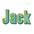 Shadow Stacked Block 3-Color Machine Embroidery Font Jack