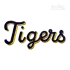 Script 2-Color Shadow Stacked Machine Embroidery Font Tigers