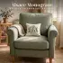 Alsace Monogram Embroidery Font Chair