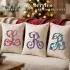 Holly Berries Ribbed Script Embroidery Font All 3